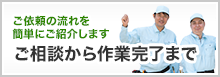 ご相談から作業完了まで