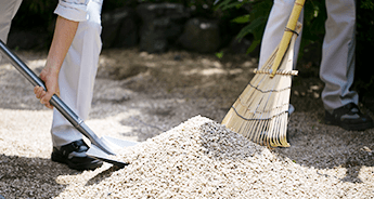 砂利敷きを頼みたい